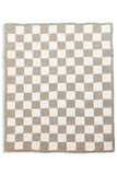 Luxe Soft Checkerboard Checker Throw Blanket