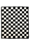 Luxe Soft Checkerboard Checker Throw Blanket