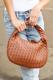 Paige Woven Handbag